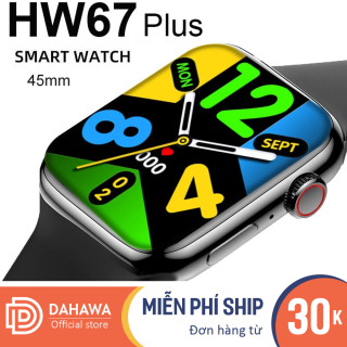 Đồng Hồ Thông Minh Nam Nữ Cảm Ứng Smart Watch HW67 Plus Cao Cấp Màn Hình Tràn Viền Thay Được Ảnh Nền Báo Cuộc Gọi Và Tin Nhắn Kết Nối Bluetooth Chống Nước DSDH96 thumbnail