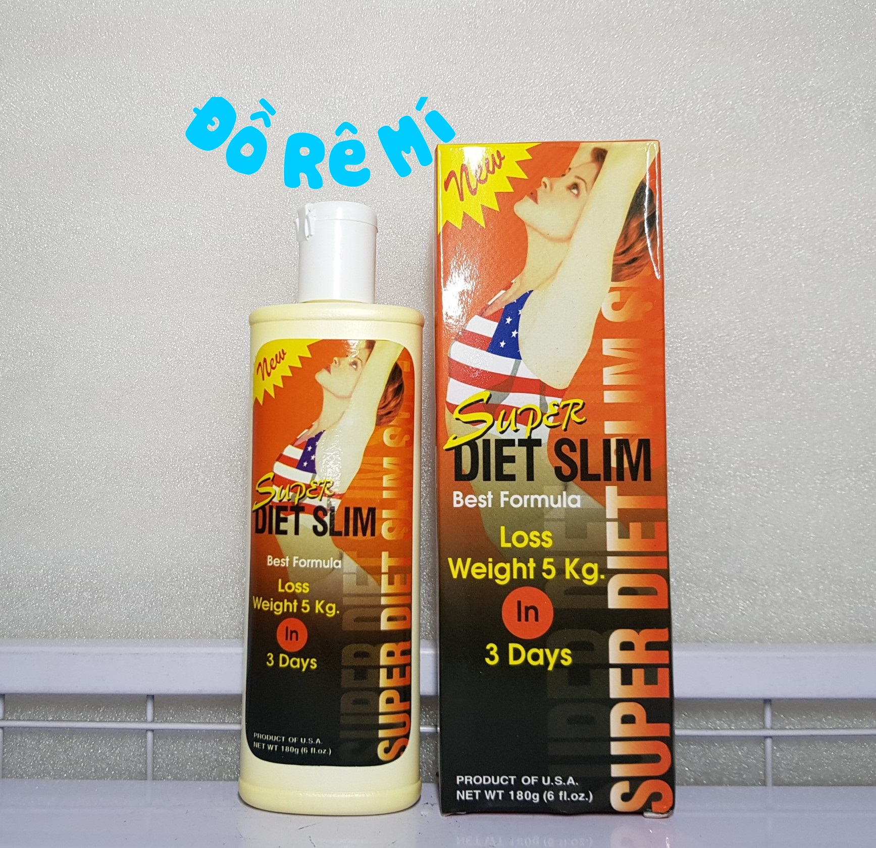 [HCM]Kem tan mỡ Super Diet Slim 180 gram USA