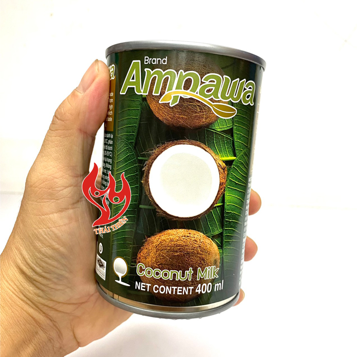 [HCM]Nước Cốt Dừa Thái Lan Ampawa Lon 400ml