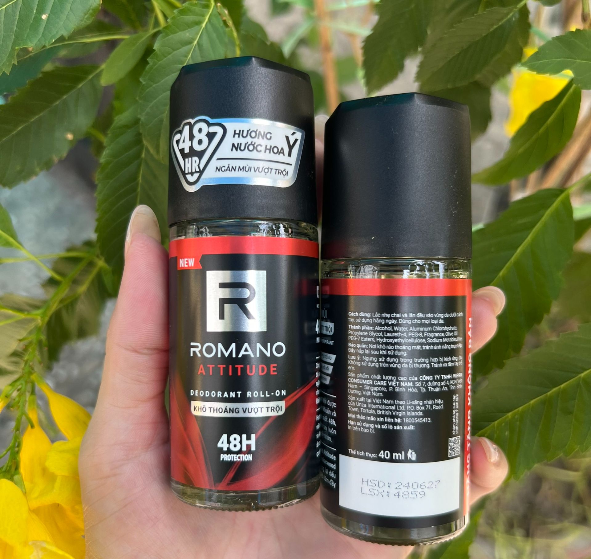 Lăn Khử Mùi Romano 40ml/ 50ml