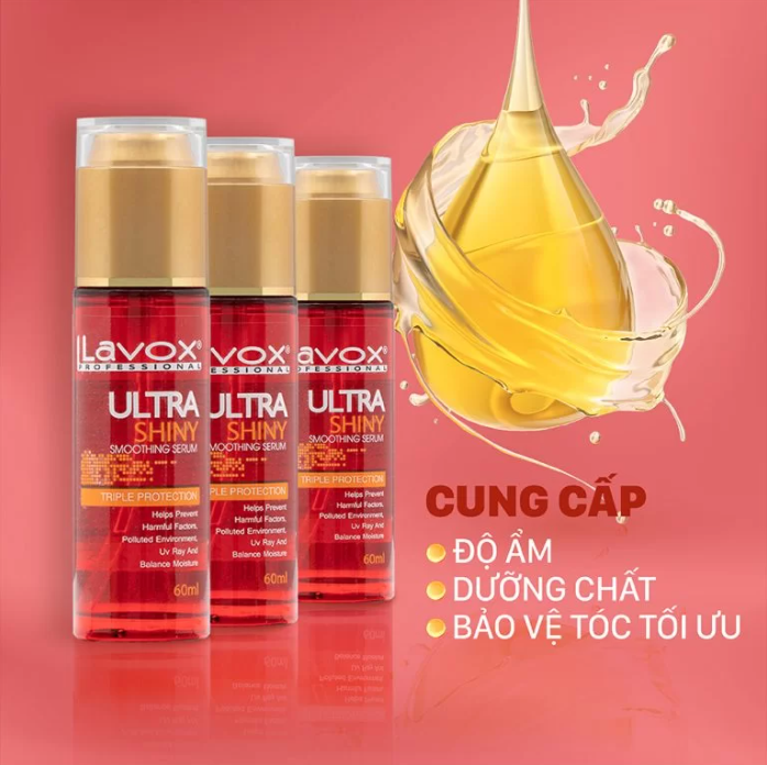 Serum Dưỡng Bóng Tóc Lavox Giúp Mái Tóc Chắc Khỏe