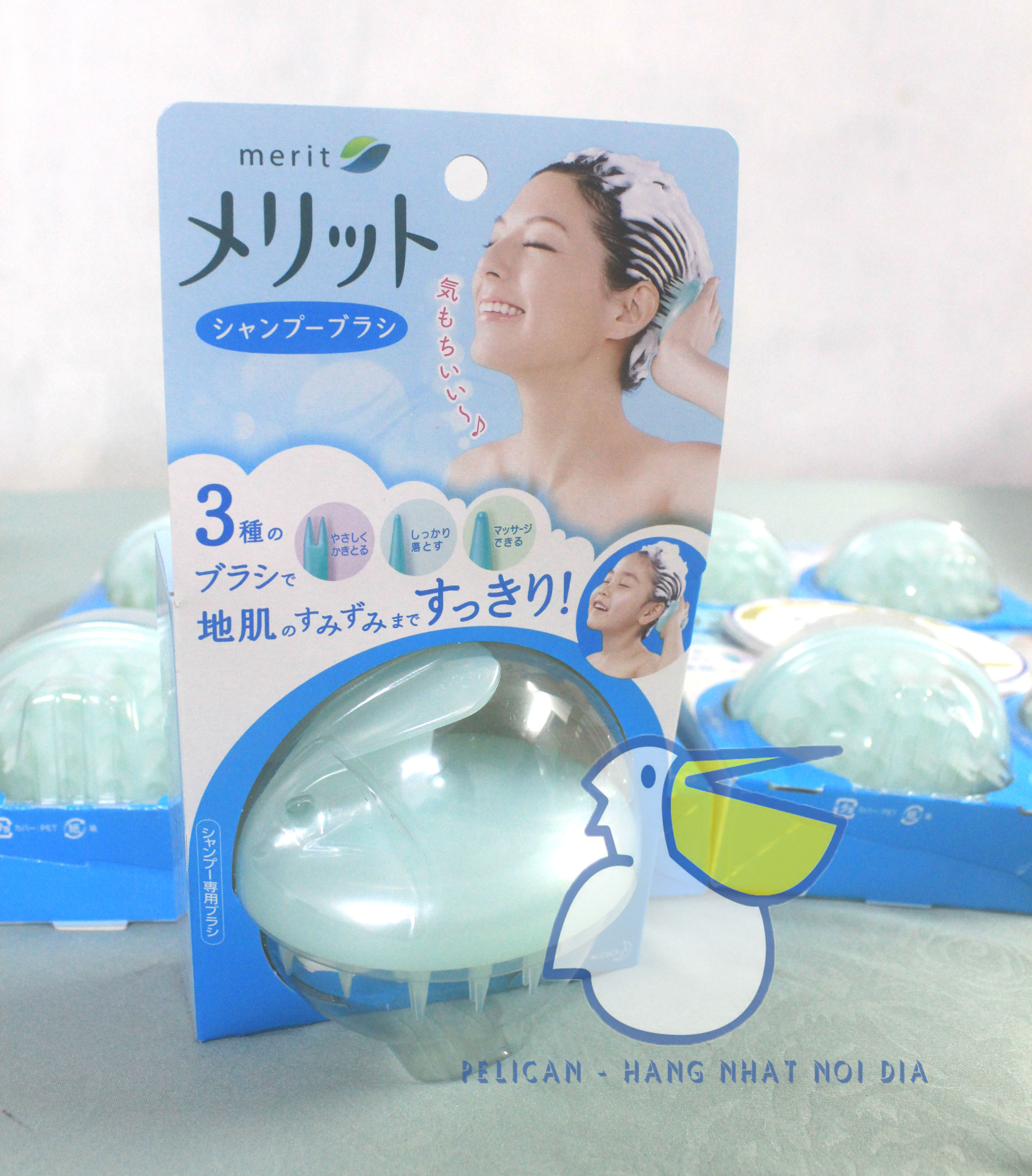 LƯỢC GỘI ĐẦU MERIT KAO SIÊU MỀM CỦA NHẬT