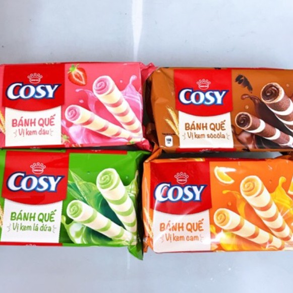 Bánh quế Cosy gói 132g - Dứa
