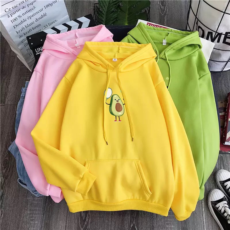 [HCM]áo hoodie in hình trái bơ