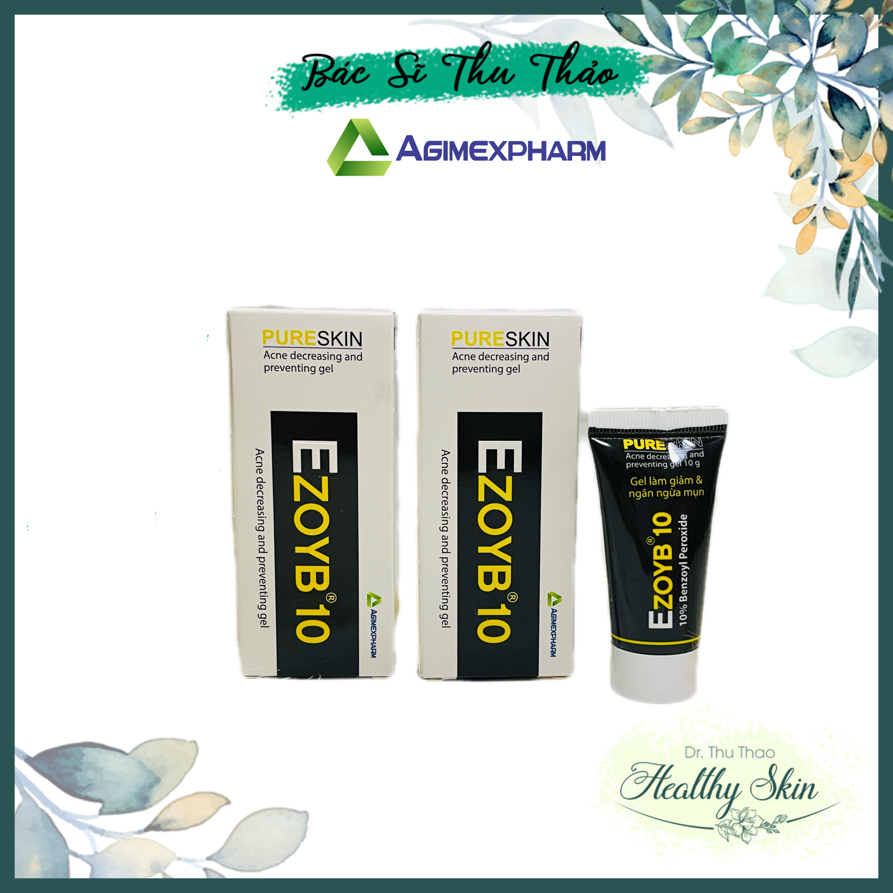 Gel giảm mụn ezoyb 10