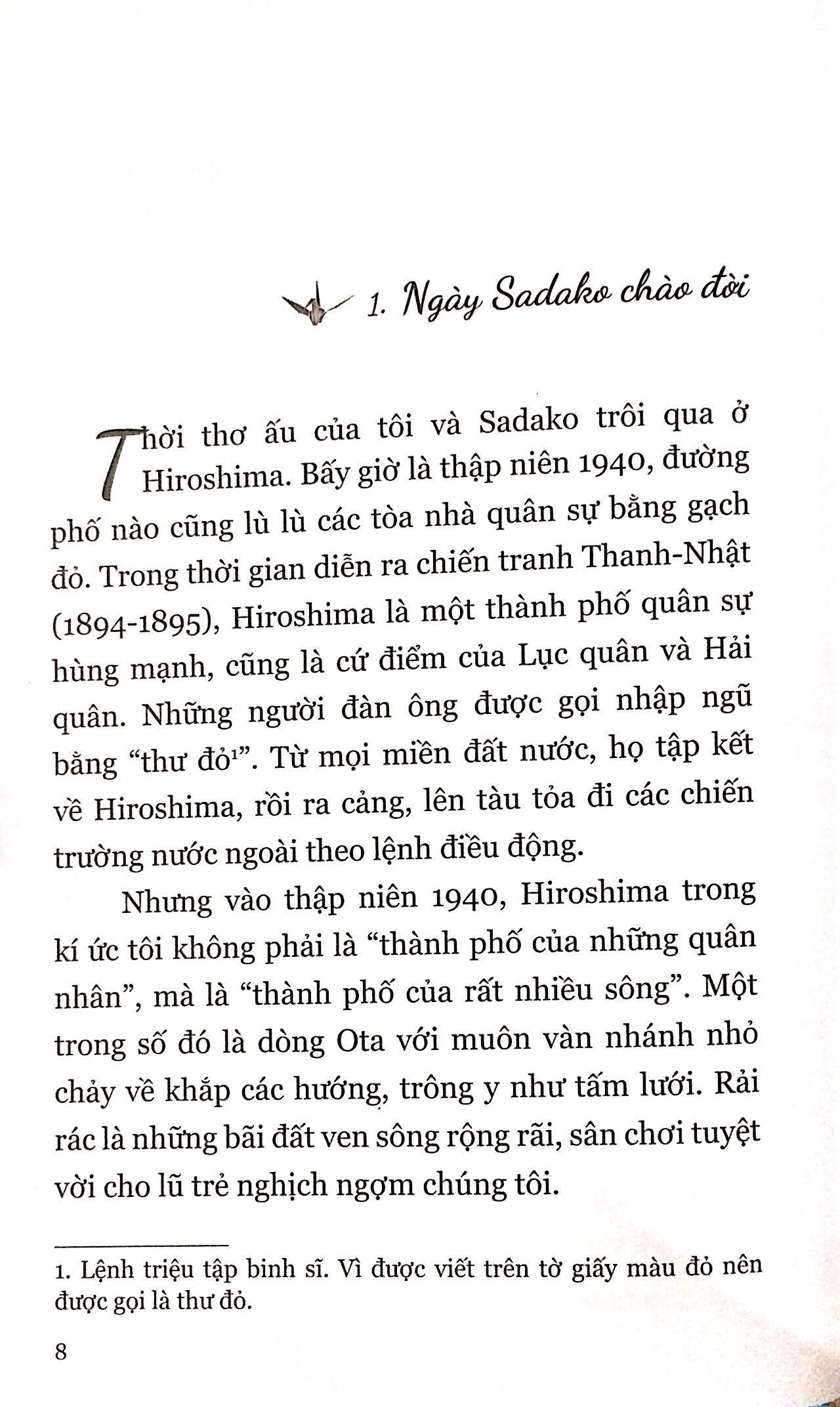 Fahasa - Ngàn Hạc Giấy Của Sadako (Bìa Cứng)