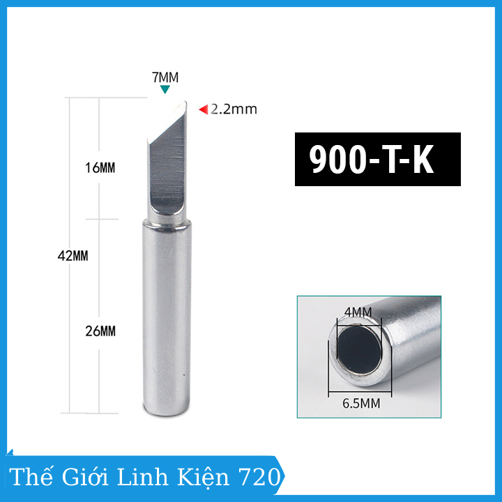 Mũi hàn Quick 900M thay thế cho máy hàn Quick, Hakko 936 - 937