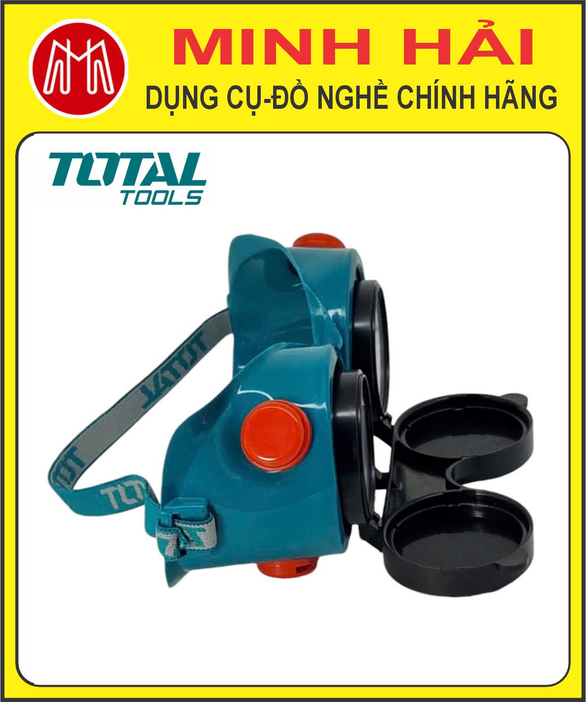 TOTAL – Kính hàn 2 lớp trắng đen. Model: TSP303. Chất liệu PC