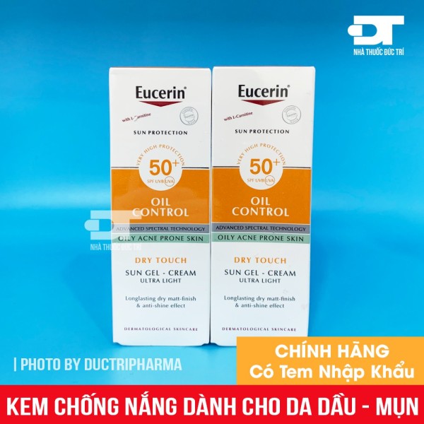 Kem chống nắng cho da nhờn mụn eucerin oil control dry touch, cam kết hàng đúng mô tả, chất lượng đảm bảo an toàn đến sức khỏe người sử dụng cao cấp
