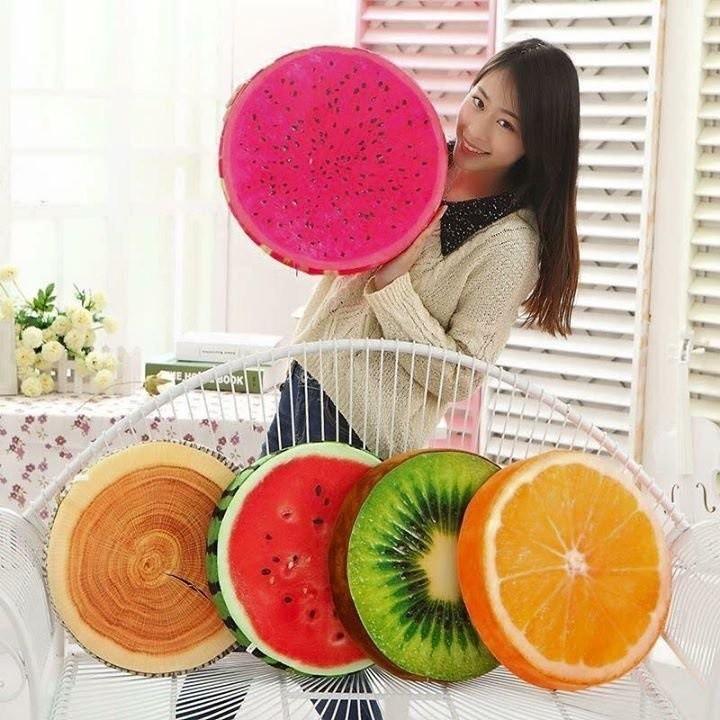 [HCM]nệm ngồi trái cây - nệm ngồi
