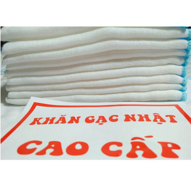 [HCM]10 Khăn Sữa Khăn Xô Khăn Gạc Nhật Cao Cấp Cỡ Nhỏ