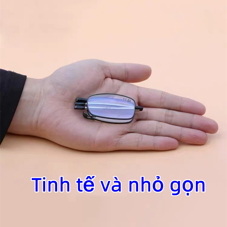 Kính lão gấp gọn chất lượng cao có độ sẵn 0.5-6 độ cho người già đọc sách viễn thị mọi khoảng cách cực tiện lợi nam nữ