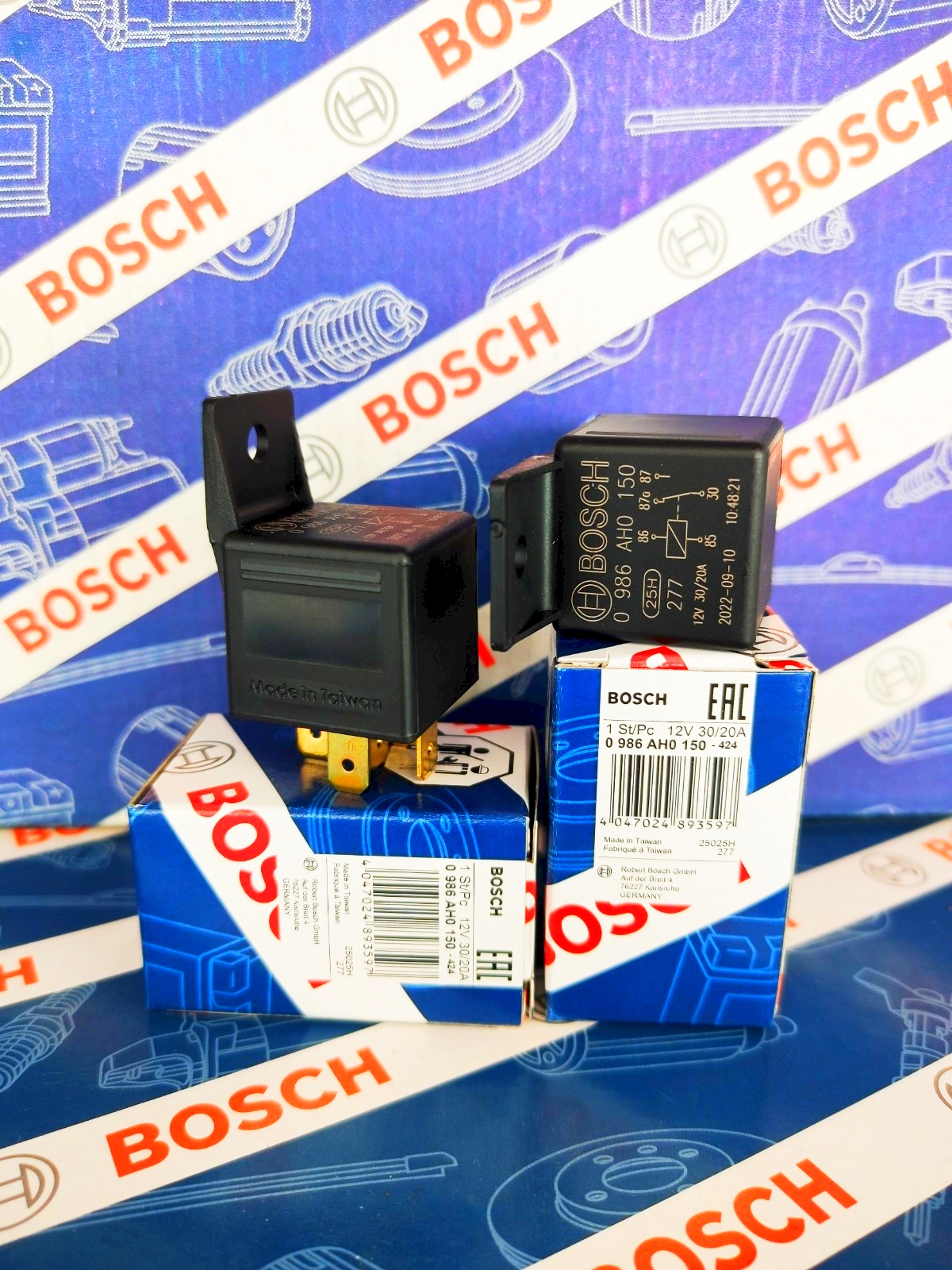 Relay Rờ le Bosch 5 Chân 12V 30A