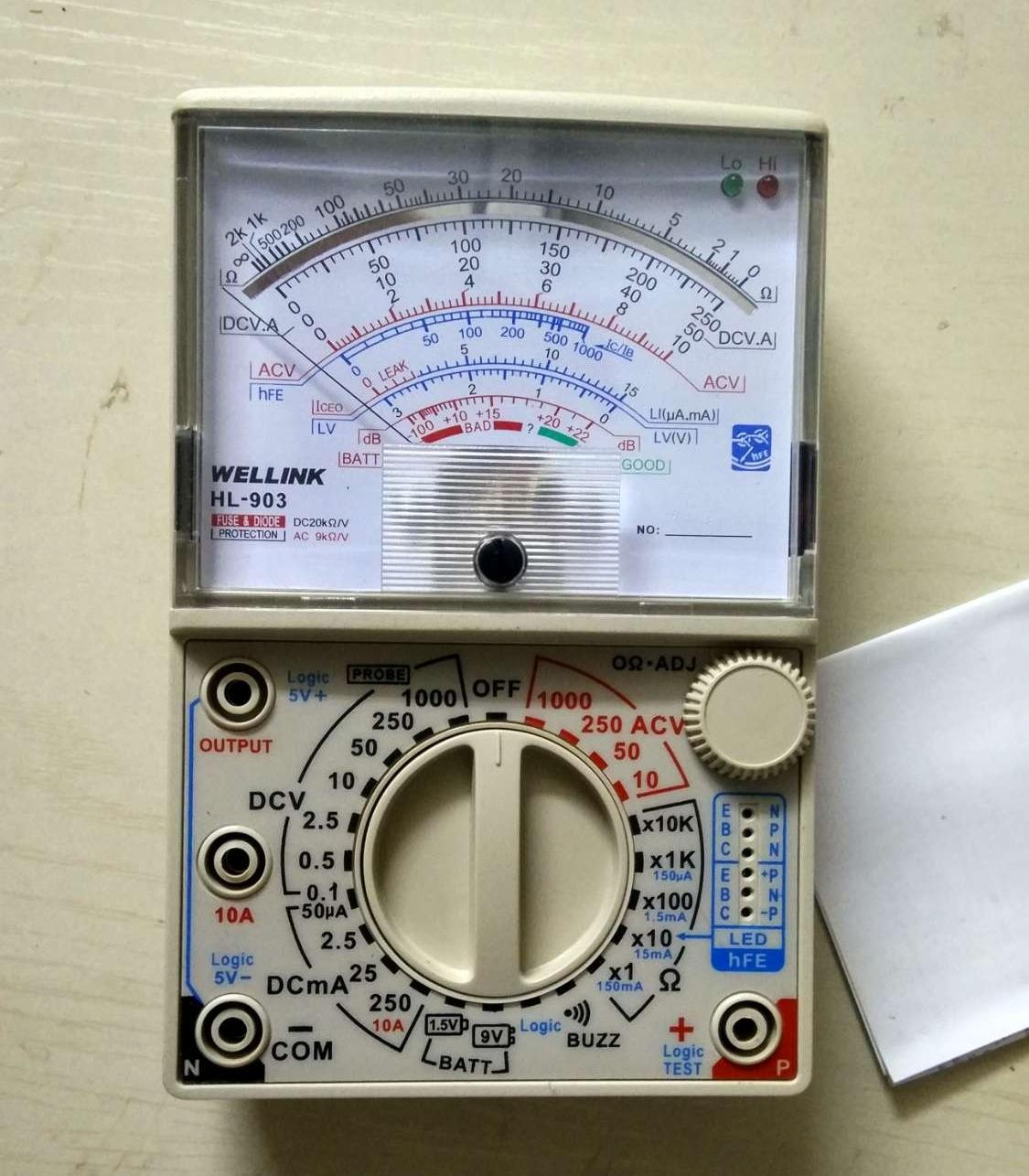 Đồng hồ vạn năng Wellingnk HL-903