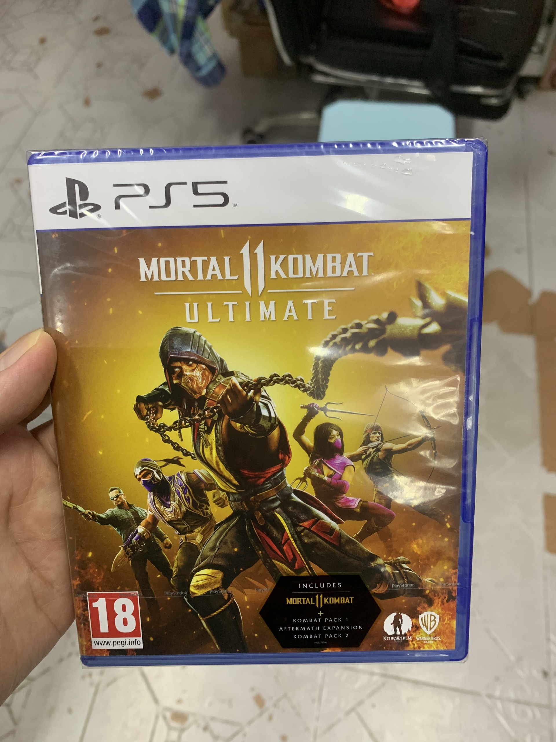 Đĩa game Ps4 Ps5 Mortal Kombat 11 Aftermath Mortal Kombat 11 Ultimate