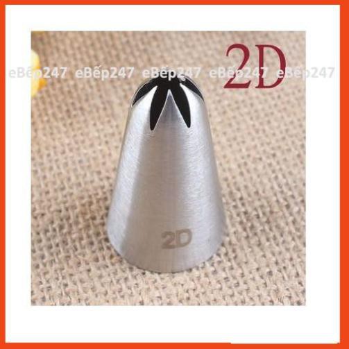 Đui/đuôi đúc inox bắt kem 1M, 2D cao cấp siêu bền đẹp dùng trang trí bánh - eBếp247