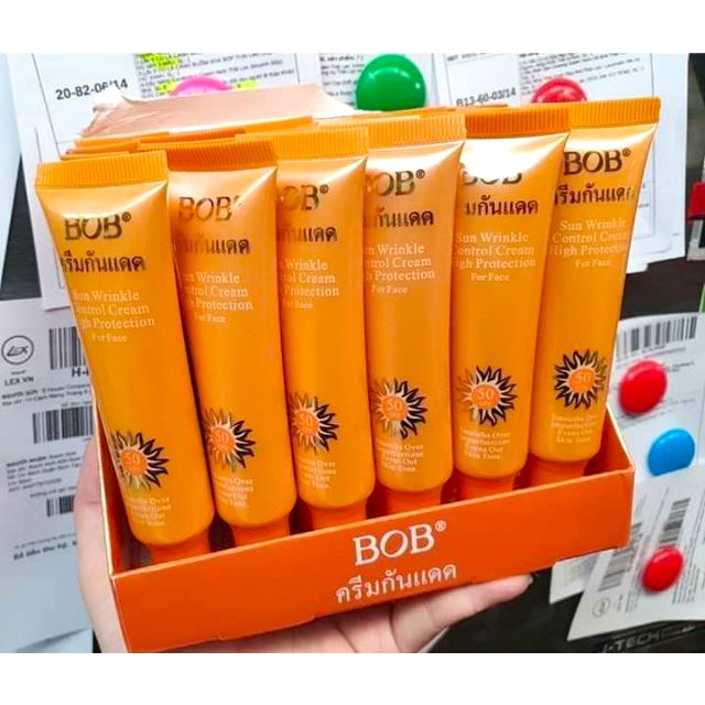 Kem Chống Nắng Và Makeup Da BOB SPF 50+ Thái Lan