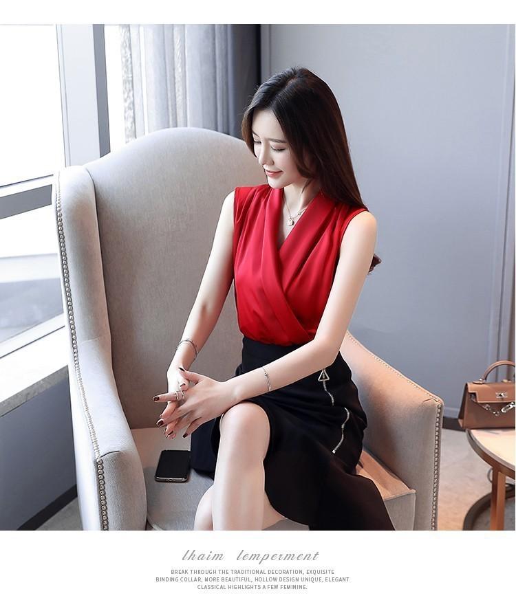Áo bó eo v xếp tà
