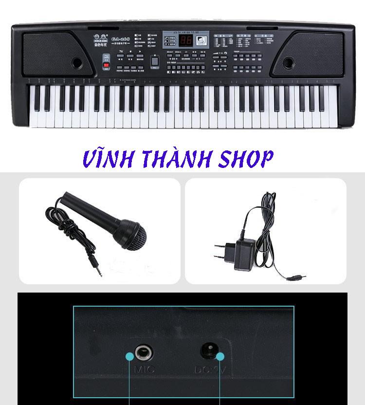 Phân phối Đàn Piano Đàn Điện Đàn Electronic Keyboard Đàn 61 phím kèm mic giá sỉ