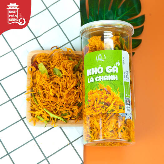 Khô gà lá chanh hũ 500g