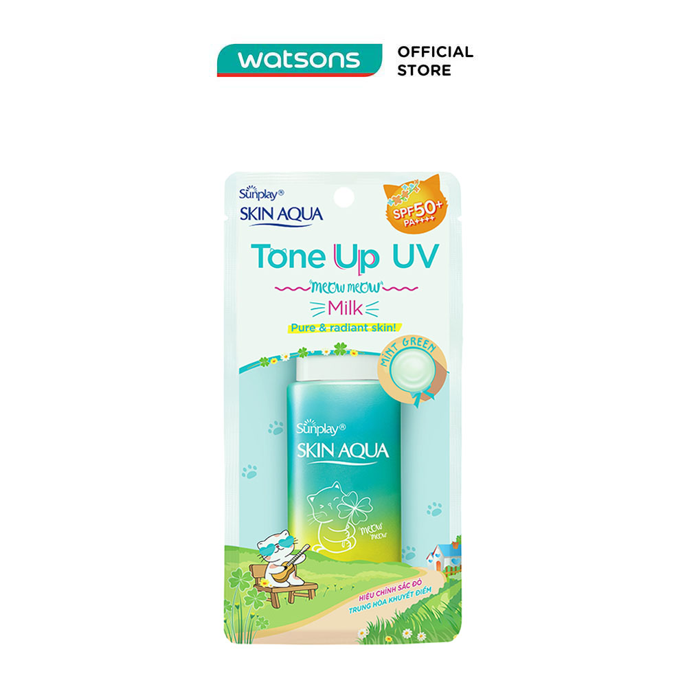 Sữa Chống Nắng Skin Aqua Tone Up UV Milk SPF50+ PA++++ Hiệu Chỉnh Sắc Da
