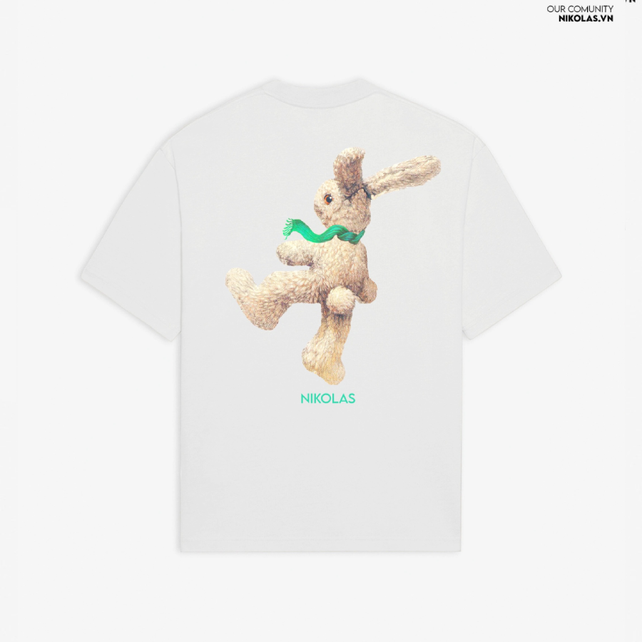 Áo thun Unisex Nikolas 100% Cotton RABBIT 2023 SEASSON