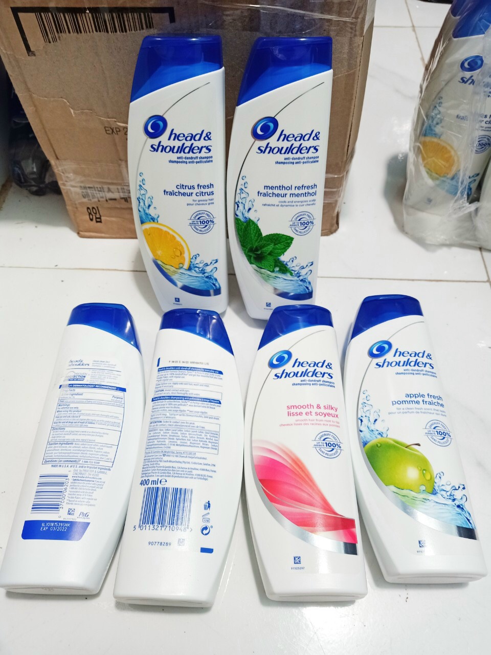 [HCM][HÀNG MỸ CHÍNH HÃNG] Dầu gội giảm gàu Head & Shoulder 400ml