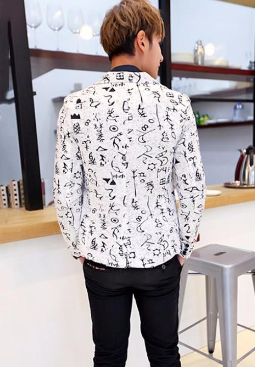 Áo vest hoa vải đũi