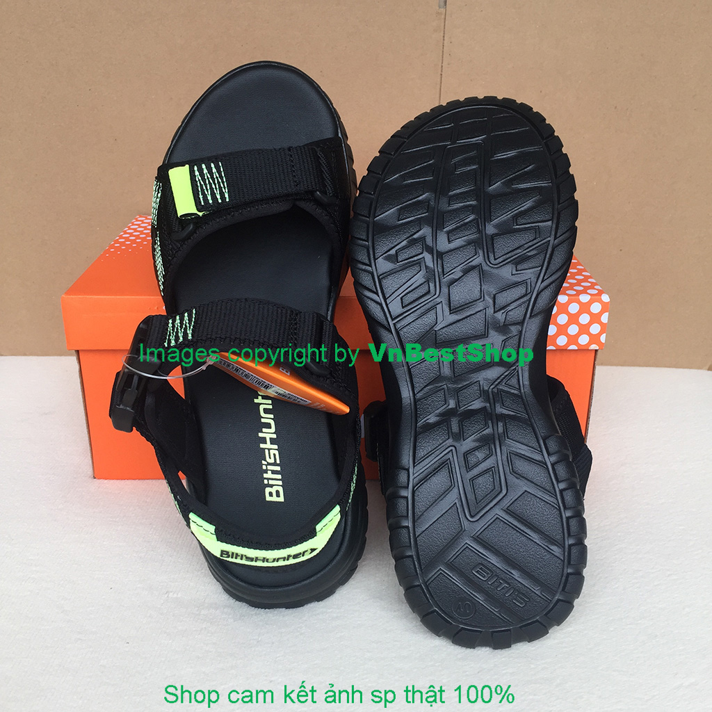 Dép Sandal Nam BT Dark Grey DEMH00800XMN (Xanh Mi Nơ)