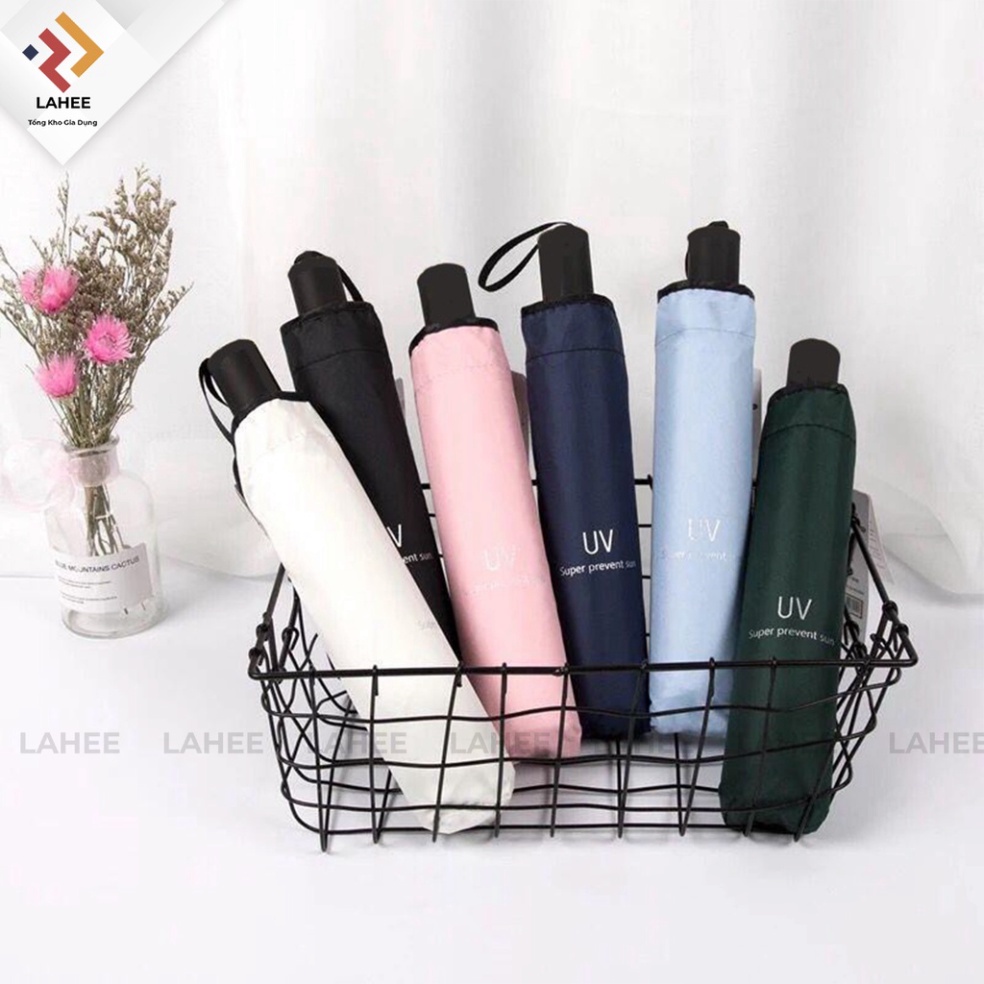 Ô Gấp Gọn Phủ Lớp Chống Tia UV, Dù Che Nắng, Che Mưa Ngoài Trời Cầm Tay Cao Cấp Chính Hãng - Ô Uv Nhỏ Gọn Tặng Kèm Túi Đựng Ô