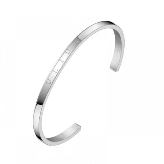 Vòng tay nữ Julius JSB078 dây thép (2 màu)