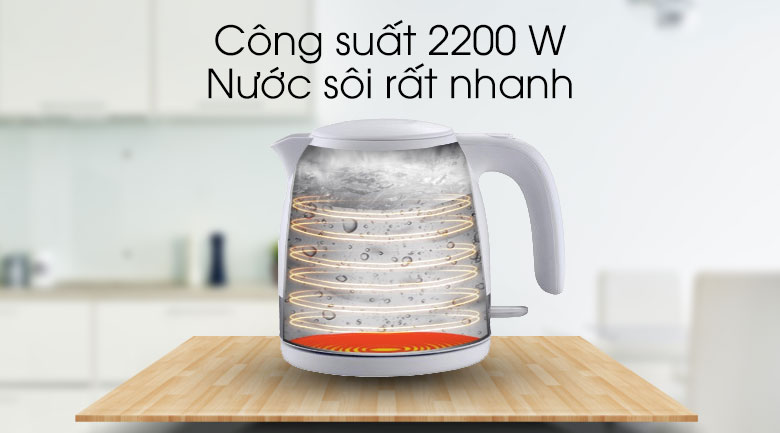 Bình siêu tốc Delites 1 lít ST10P01