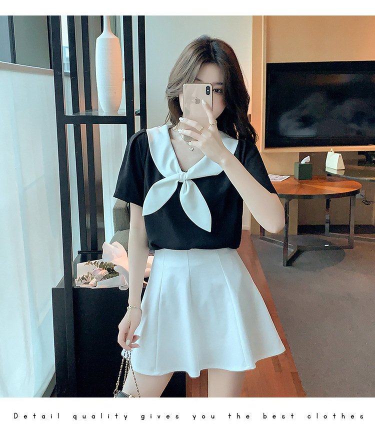 ÁO SƠ MI CỔ THẮT NƠ HARA