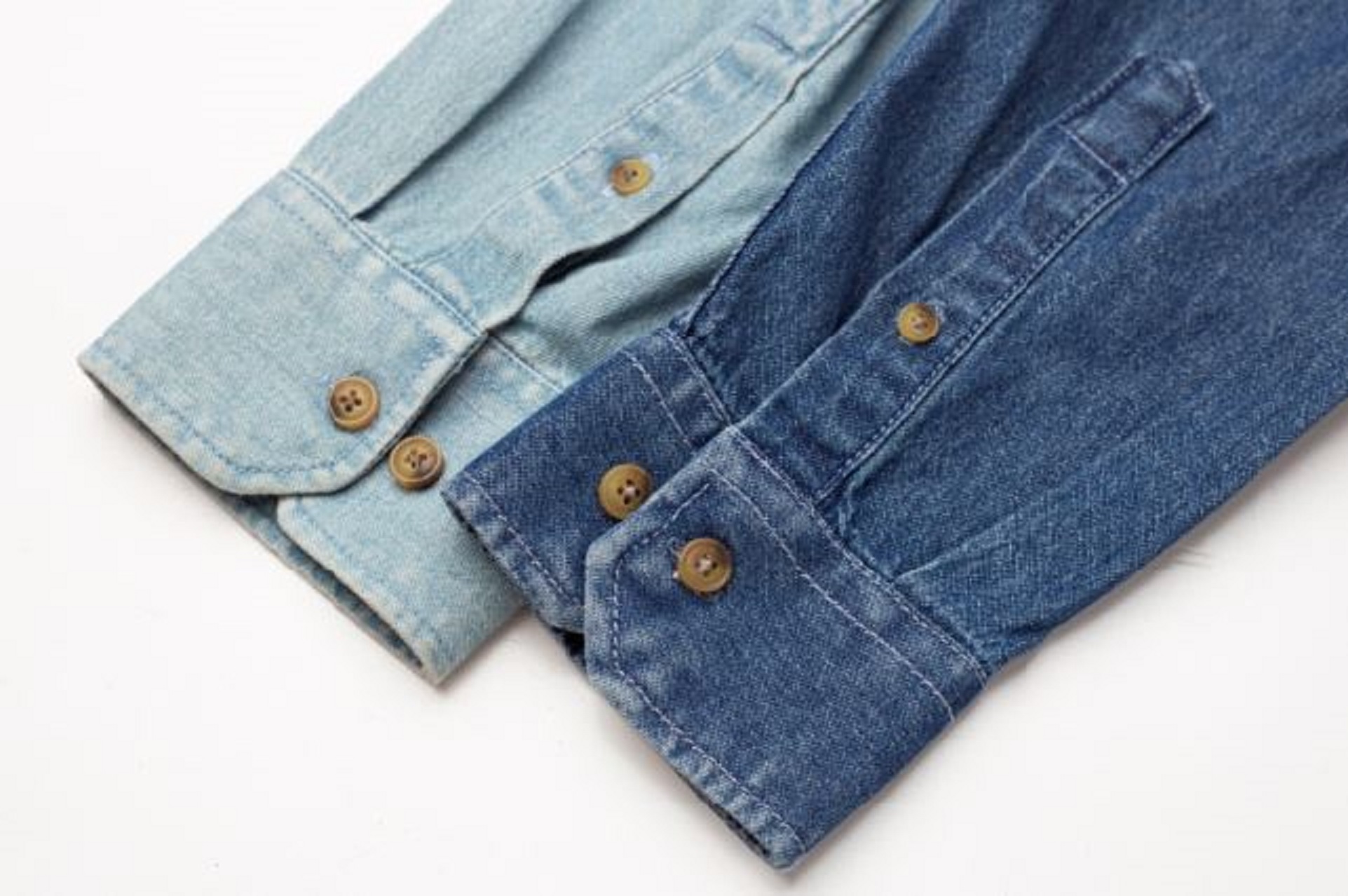 Áo sơ mi Form REGULAR R1622BB106 BEN & TOD  Denim basic trẻ trung thoáng mát thanh lịch