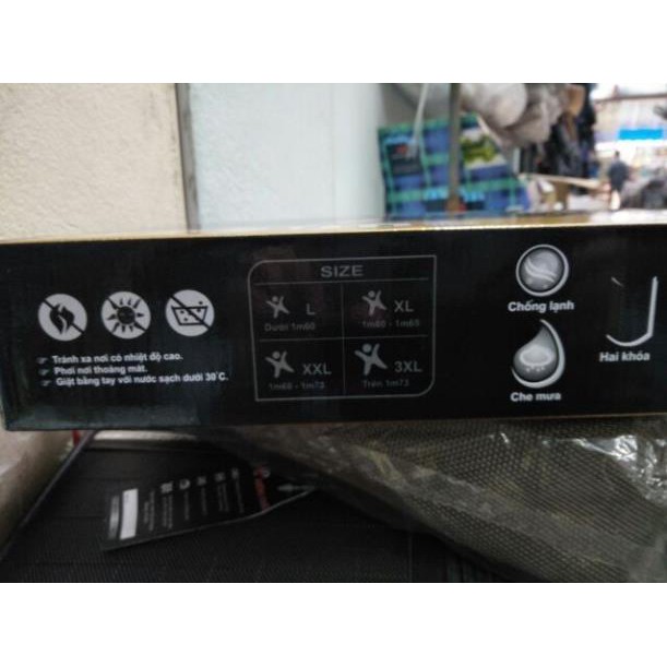 BỘ ÁO MƯA VIP THỦ ĐÔ VÀNG B903