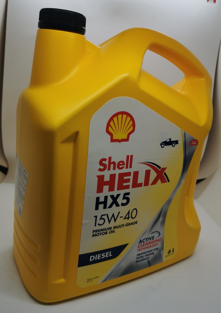 Nhớt Động cơ SHELL HELIX HX5 -MÁY DẦU  15W40 (6L)