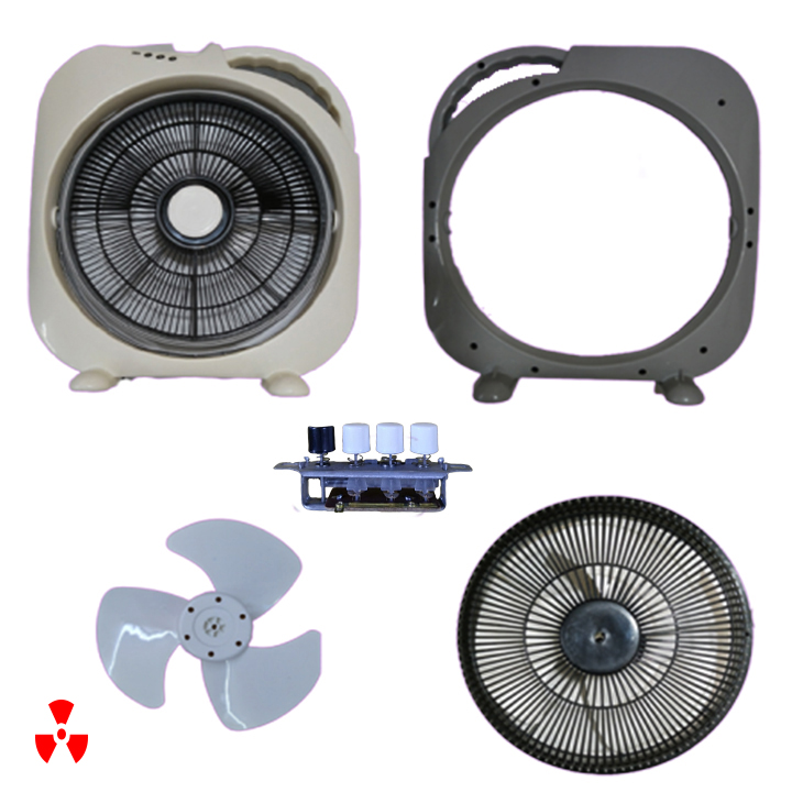 Bộ vỏ quạt hộp B3 ( 3 tấc ) kiểu tròn )