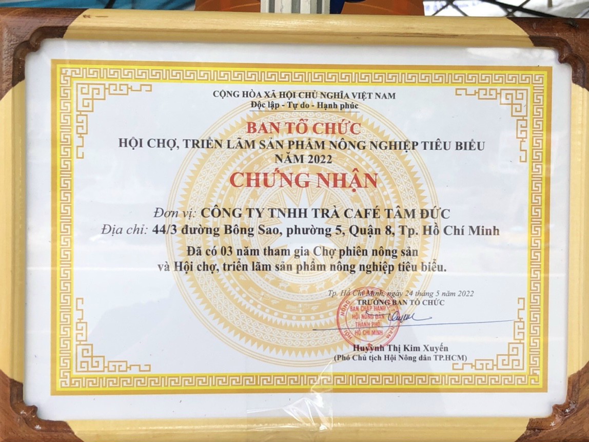 Trà thảo mộc túi lọc Hồng Sâm Tâm Đức New