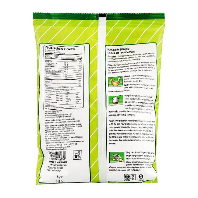 Bột Bánh Cuốn Vĩnh Thuận gói 400gram