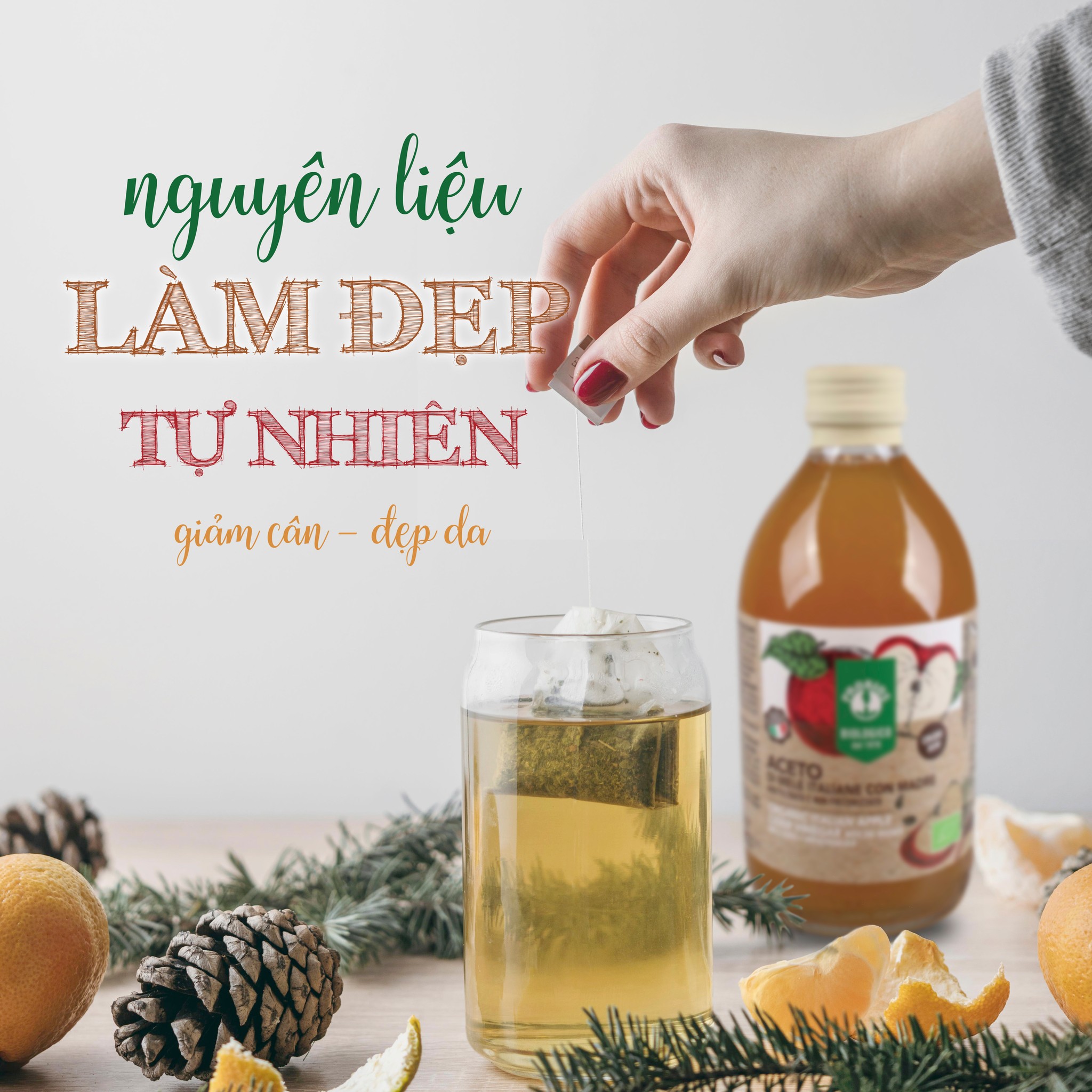 Giấm Táo Hữu Cơ PROBIOS - HÀNG Ý
