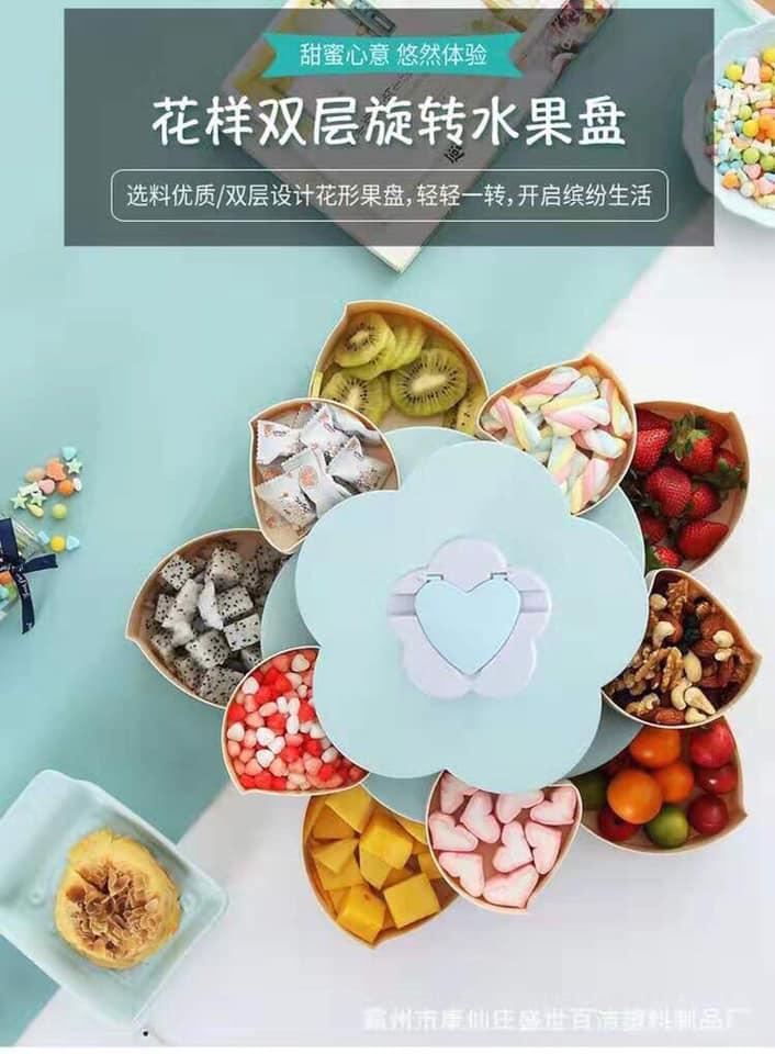 Khay mứt 2 tầng lúa mạch