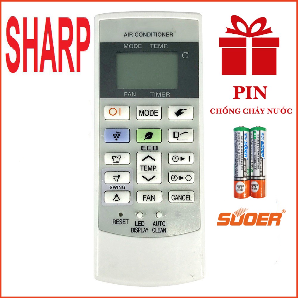 Remote máy lạnh Sharp - Điều khiển điều hoà Sharp các loại hàng hãng [CHỌN MẪU]