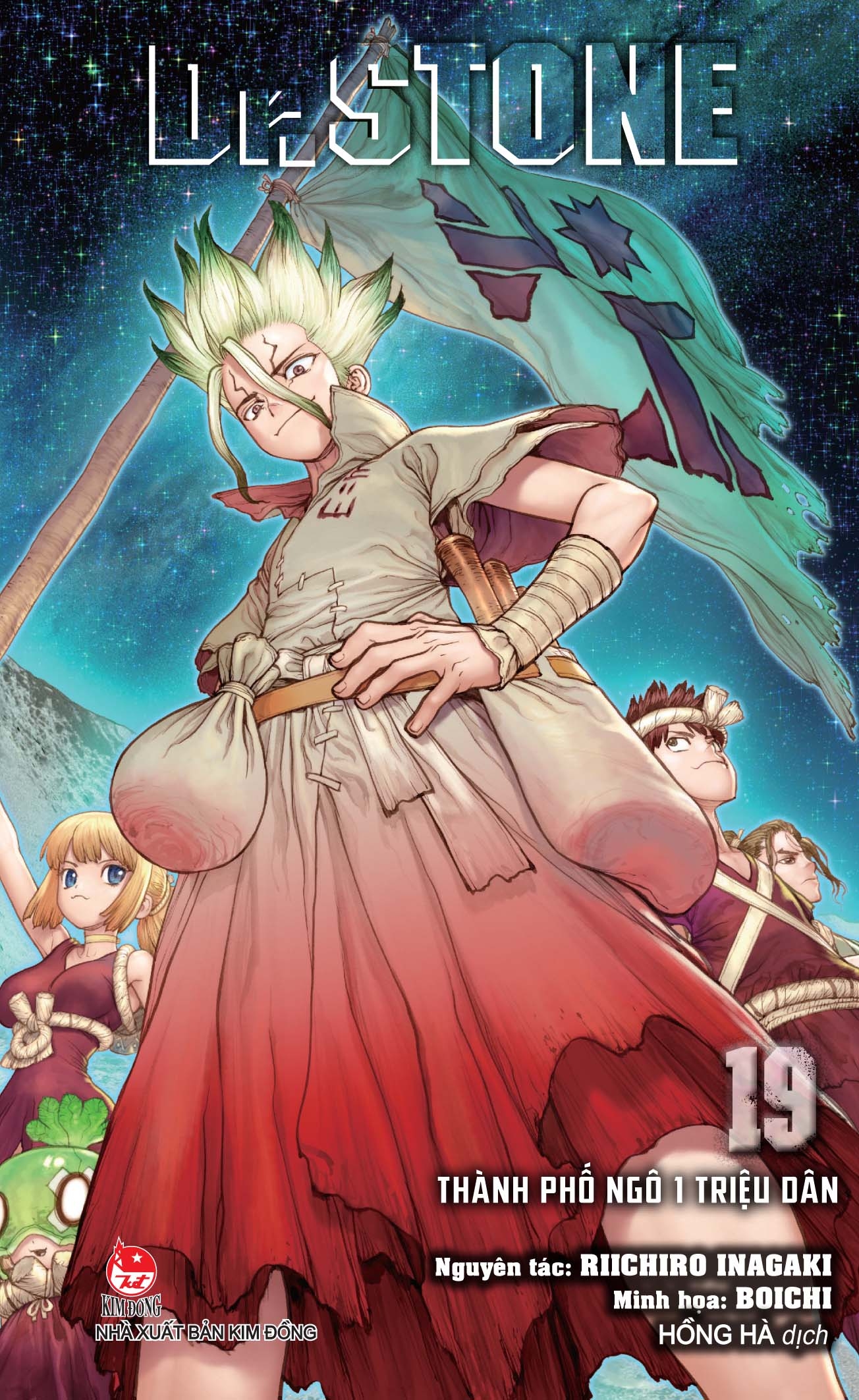 Fahasa - dr.stone - tập 19: thành phố ngô 1 triệu dân