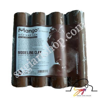 Đất sét điêu khắc, đất sáp nặn (Bịch 2kg)