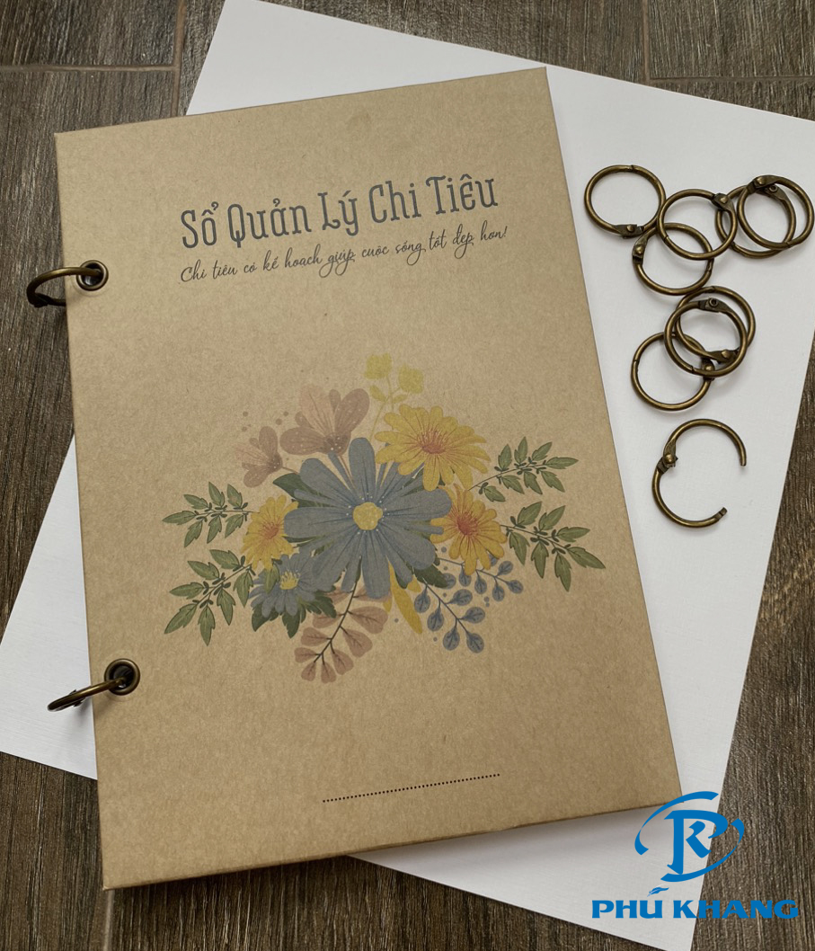Sổ còng A5 (14.5x21cm) - Sổ Quản Lý chi Tiêu gia đình