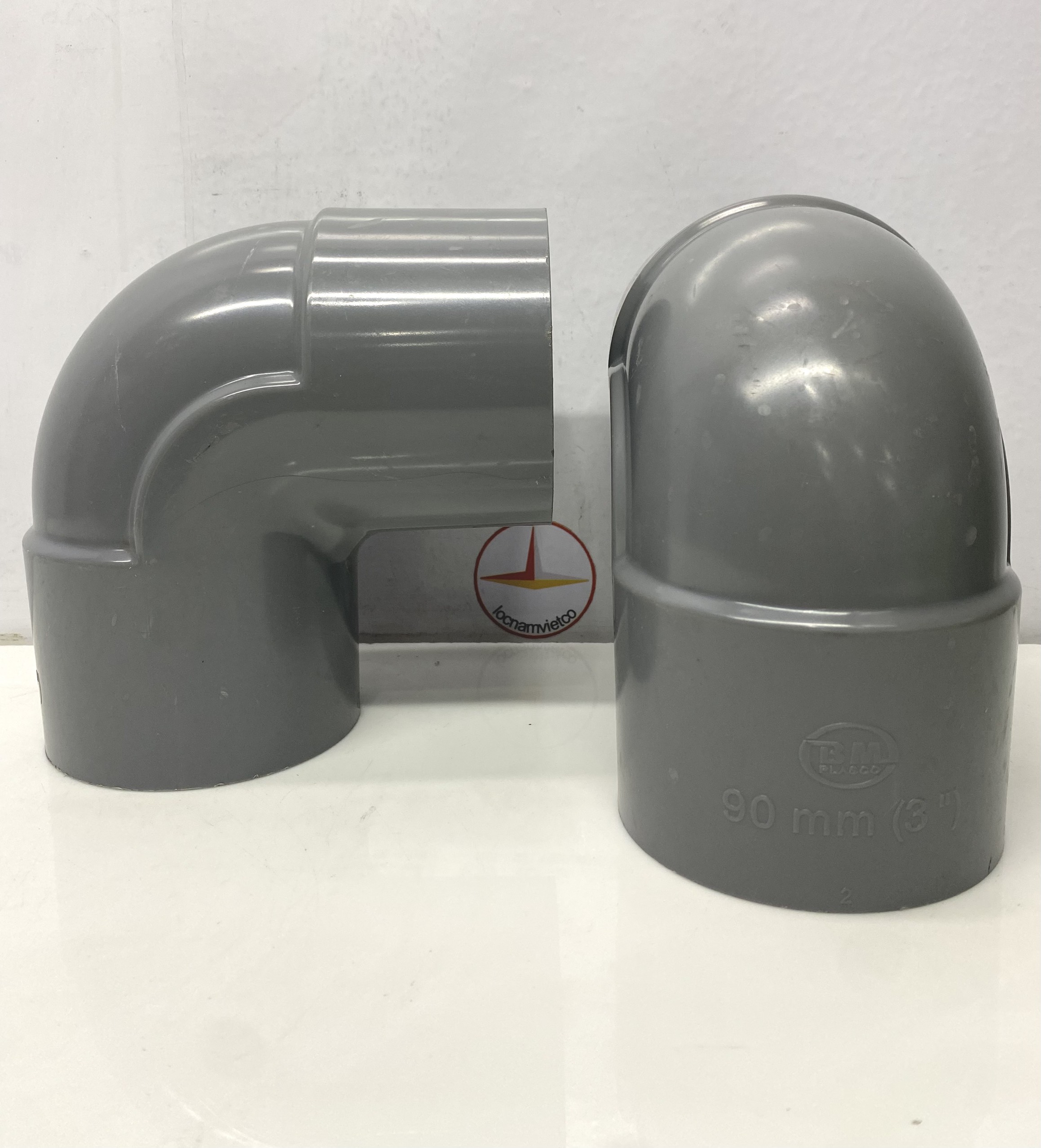 Co 90 nhựa PVC Bình Minh (Dày)_C90D (Elbow)