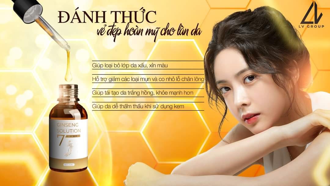 Tái Tạo Da Nhân Sâm Ginseng Solution 7 Days