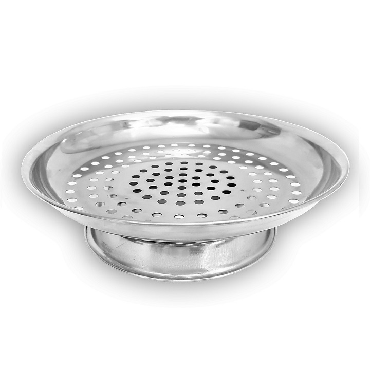 Xửng hấp có đế bằng inox 24cm không gỉ an toàn - Khây hấp - Vỉ hâp có đế