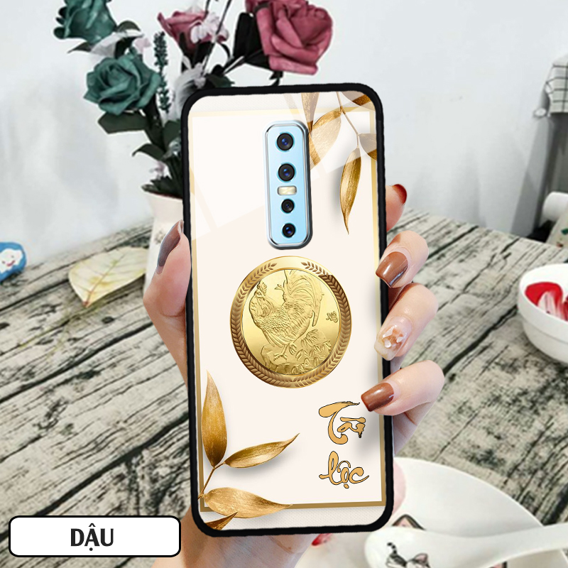 Ốp lưng kính 12 con giáp cho Vivo V17