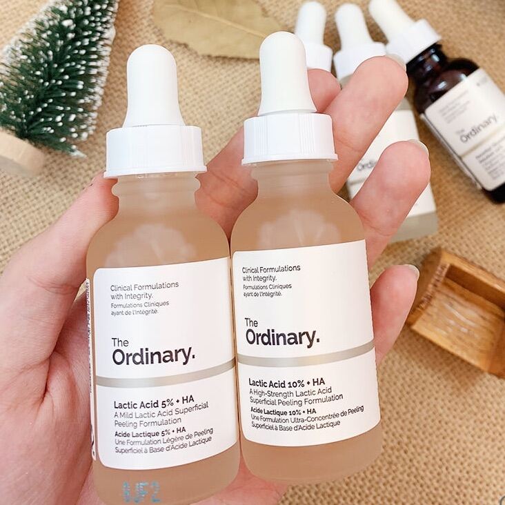 Tẩy Da Chết Hóa Học Lactic Acid + HA - The Ordinary 30ml.